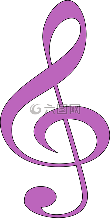 五线谱,音乐,紫色