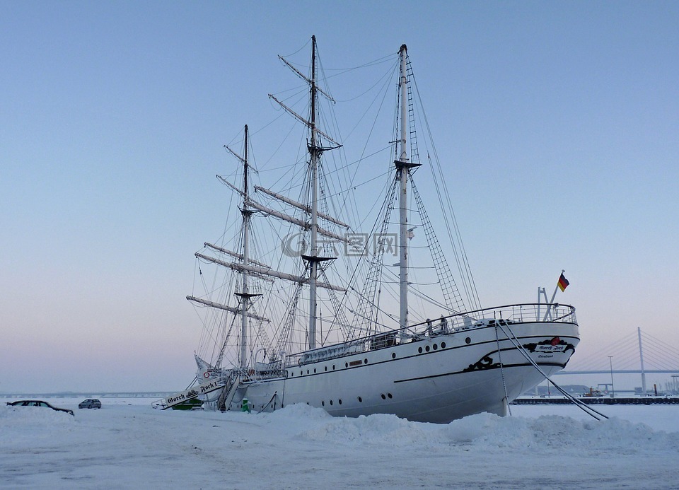 高奇 fock,风帆训练舰,在冬季