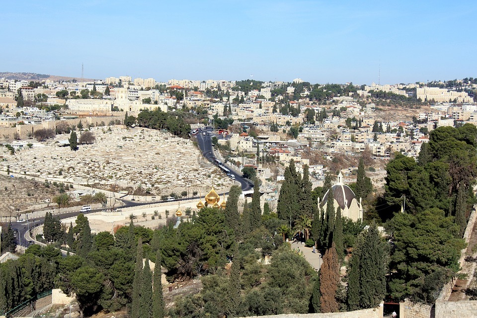 耶路撒冷,旧城,视图