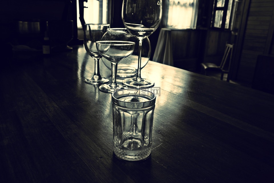 玻璃,杯子,饮料