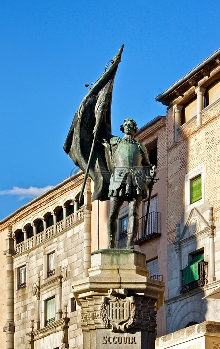 塞哥维亚,西班牙,雕像