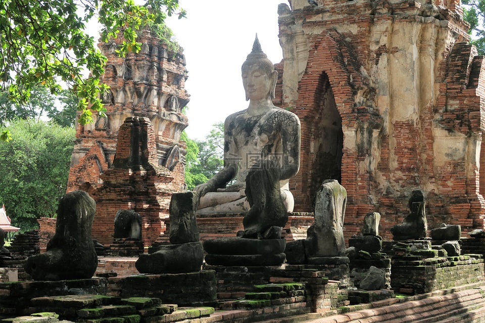 大城府,泰国,佛