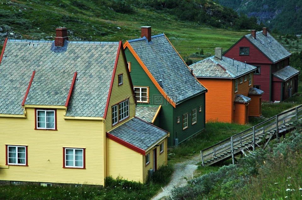 挪威,房子,安老院