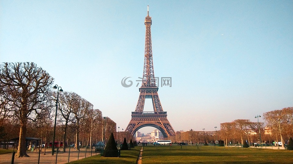 巴黎,铁塔,建筑