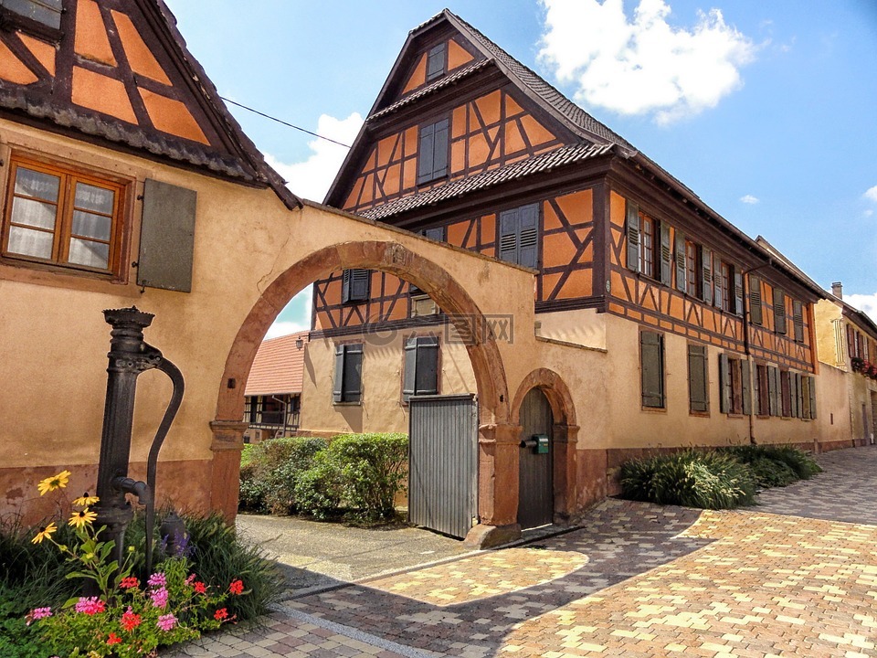 wingersheim,法国,房子