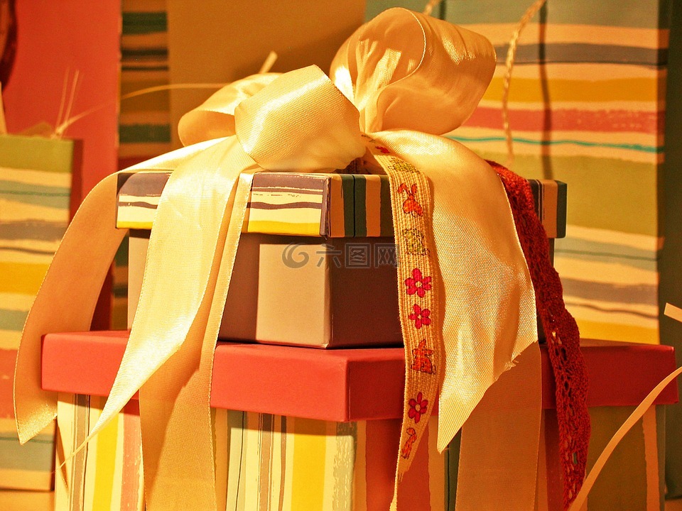 礼物,包装,惊喜