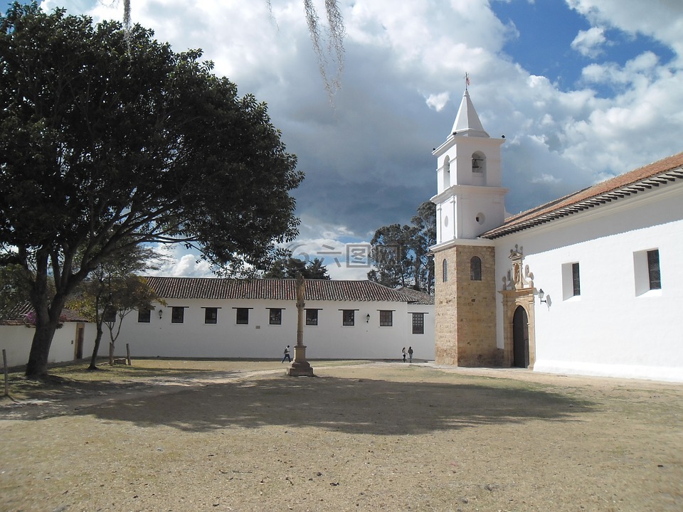 修道院,莱瓦镇,哥伦比亚