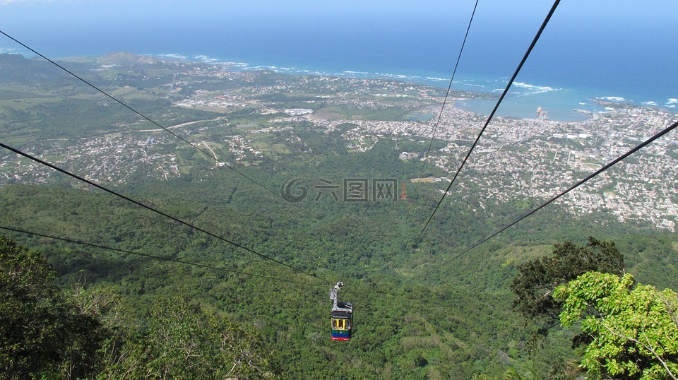 普拉塔港,teleferico,旅行