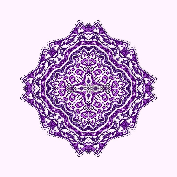 曼陀罗,紫,曼荼罗