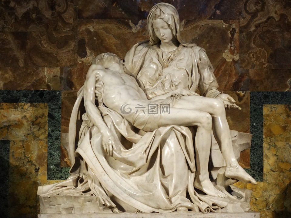 雕塑,耶稣基督,卢浮宫