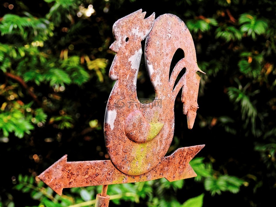 天气风向标,哈恩,铁