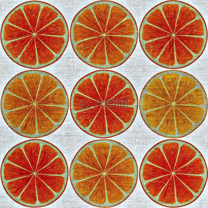 橙色,光盘,橙片
