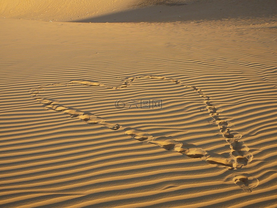 沙漠的心,沙,沙漠