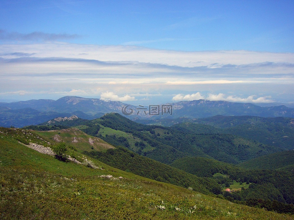 greben 山,景观,塞尔维亚