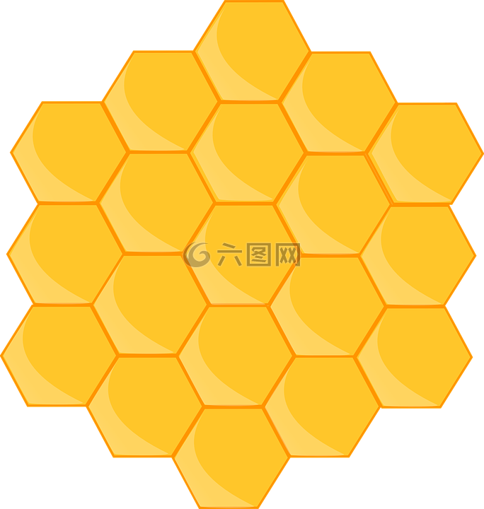蜂窝,蜜蜂,形状
