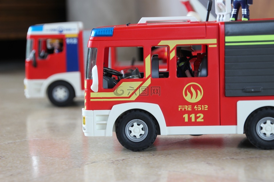 消防处,玩具,playmobil