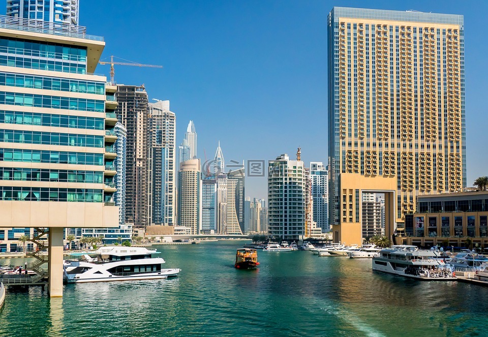 迪拜,玛丽娜,迪拜码头