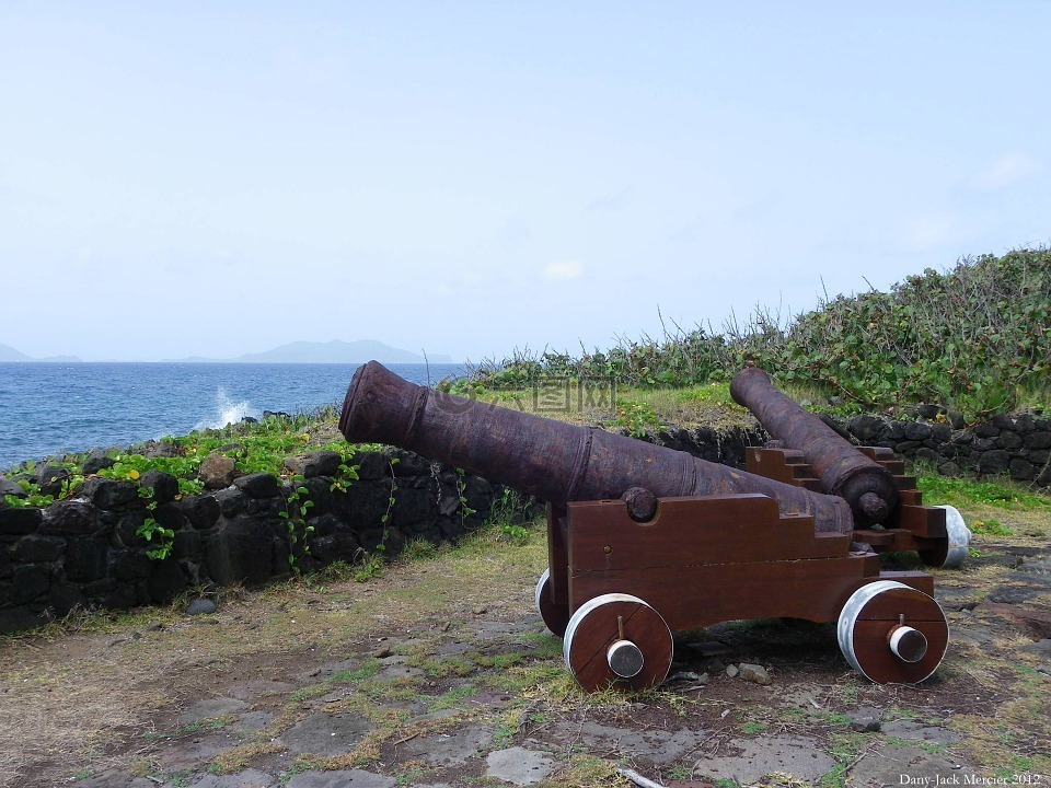 加农炮,海上防御,瓜德罗普岛