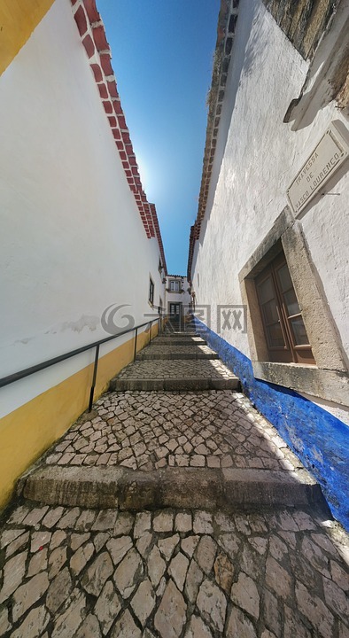 街,楼梯,伊比利亚