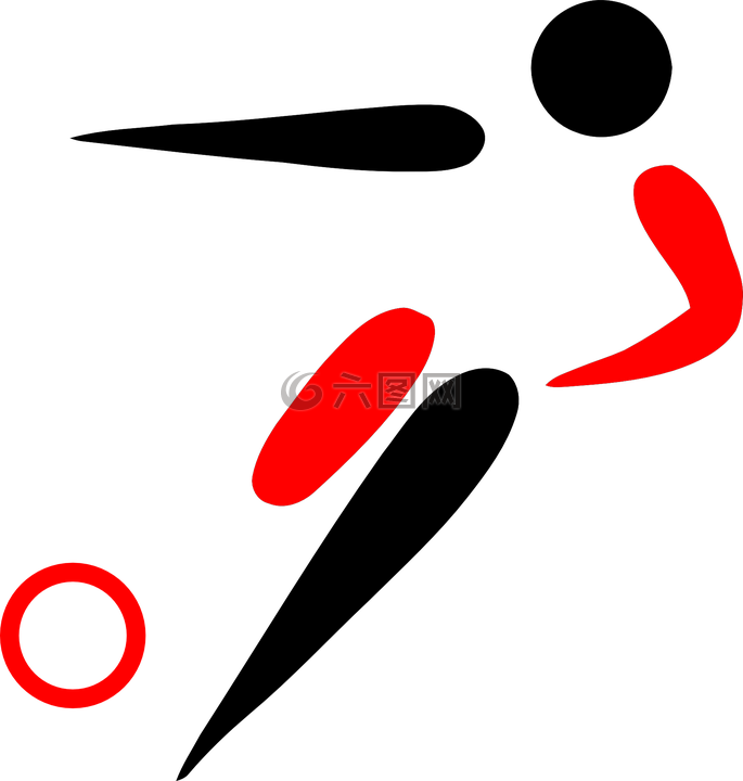 足球,球员,运动