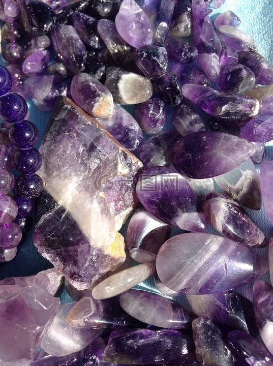紫水晶,宝石,天然宝石