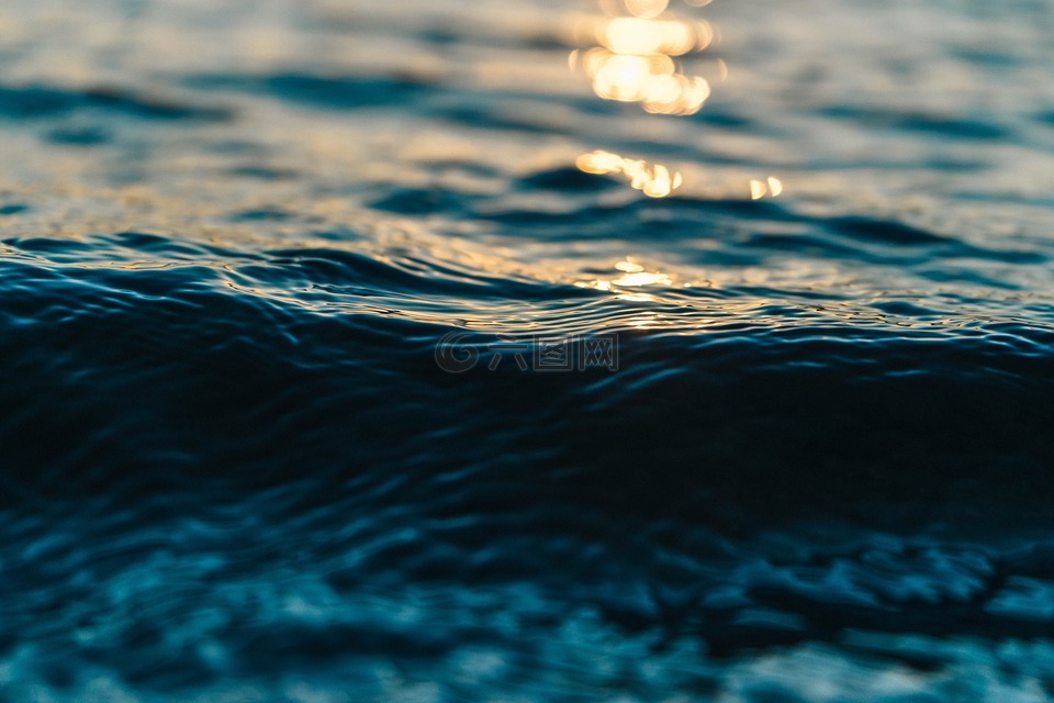 水,波,涟漪