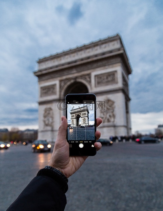 凯旋门,巴黎,照片