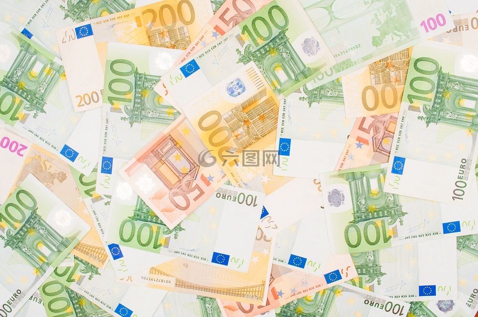 欧元符号,defocused,欧洲联盟的货币