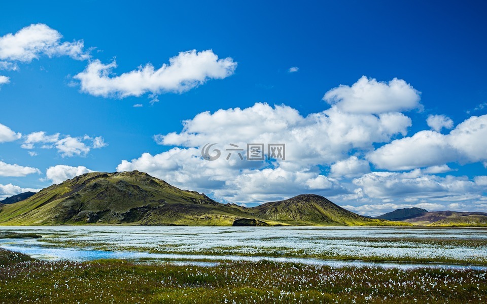landmannalaugar等地,冰岛,fjallabak自然保护区