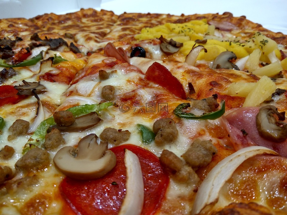 披萨,e 沃尔玛比萨饼,大披萨