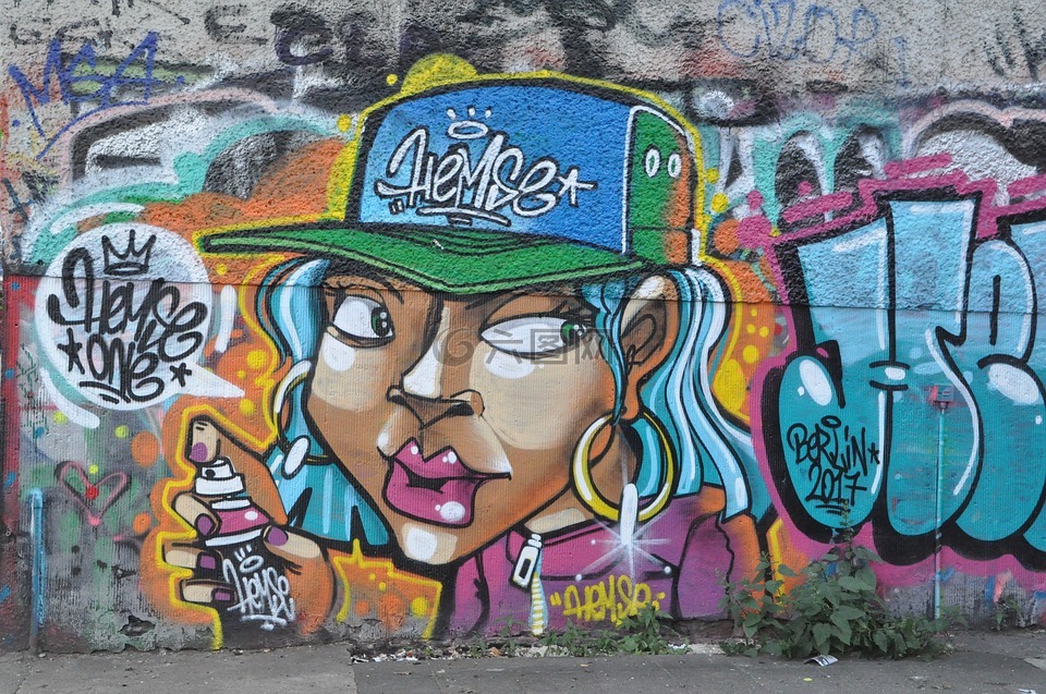 柏林,街头艺术,涂鸦