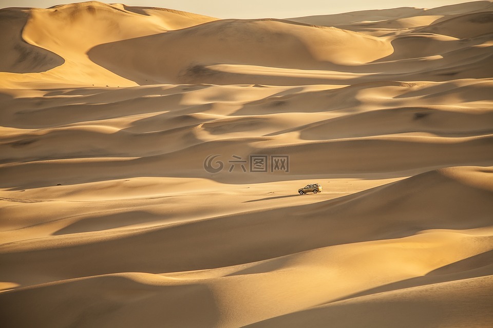 纳米比亚,沙丘,4 x 4