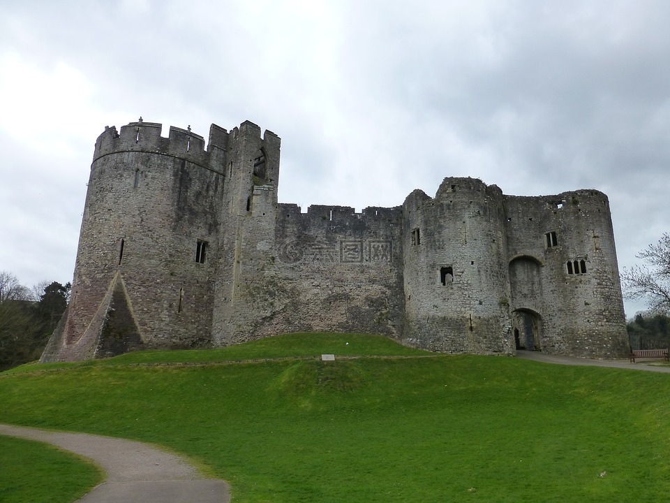 切普斯托,城堡,威尔士