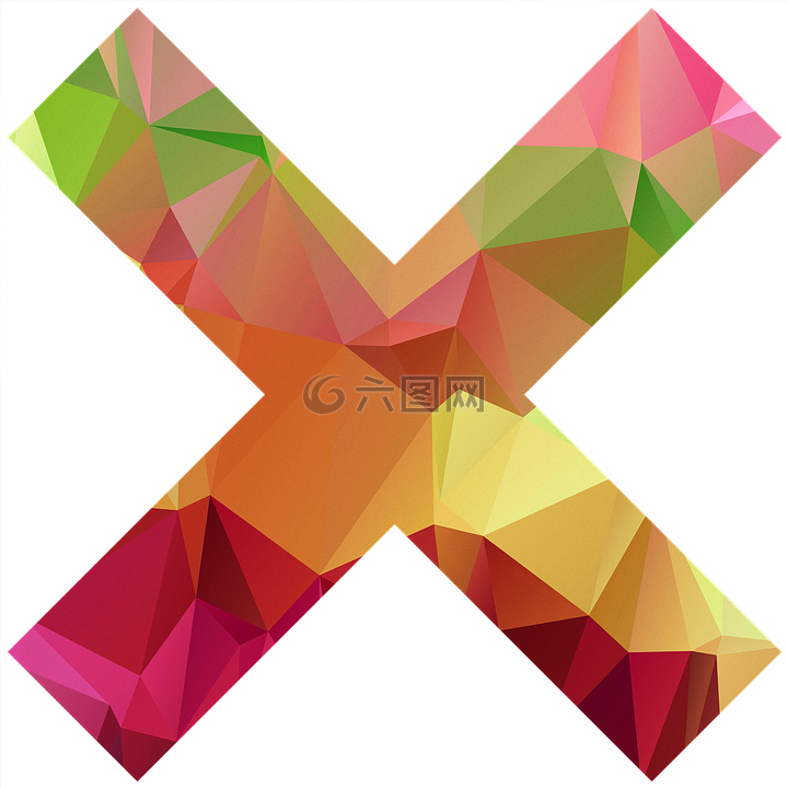 x,多边形,抽象