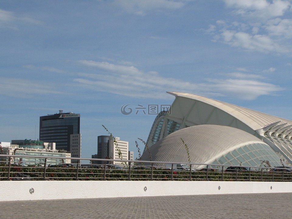 西班牙,瓦伦西亚,现代建筑