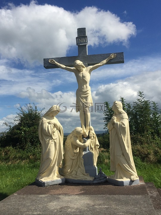 爱尔兰,十字架,耶稣