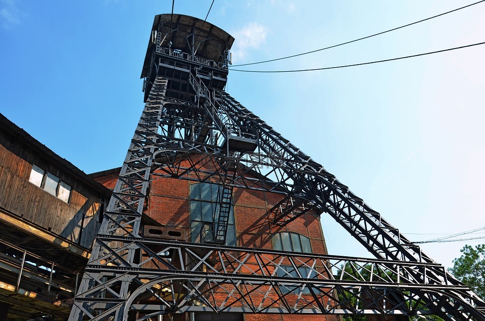 行业,jindřich 挖掘塔,煤炭的开采
