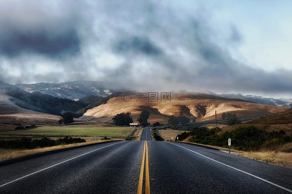 加利福尼亚州,路,公路