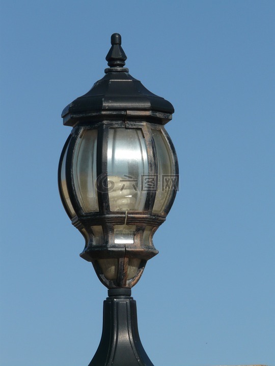 路灯,灯笼,历史路灯照明