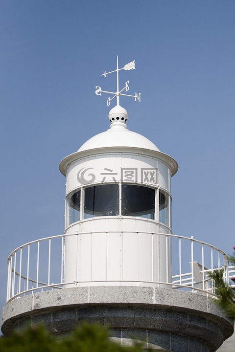 灯塔,岛,韩国