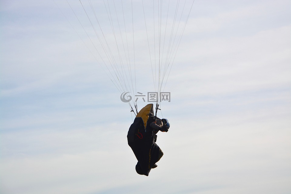 滑翔伞,人类飞行的空气实践免费航班,第机