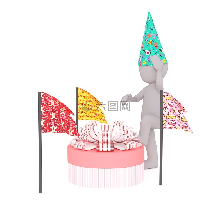 生日,礼物,蛋糕