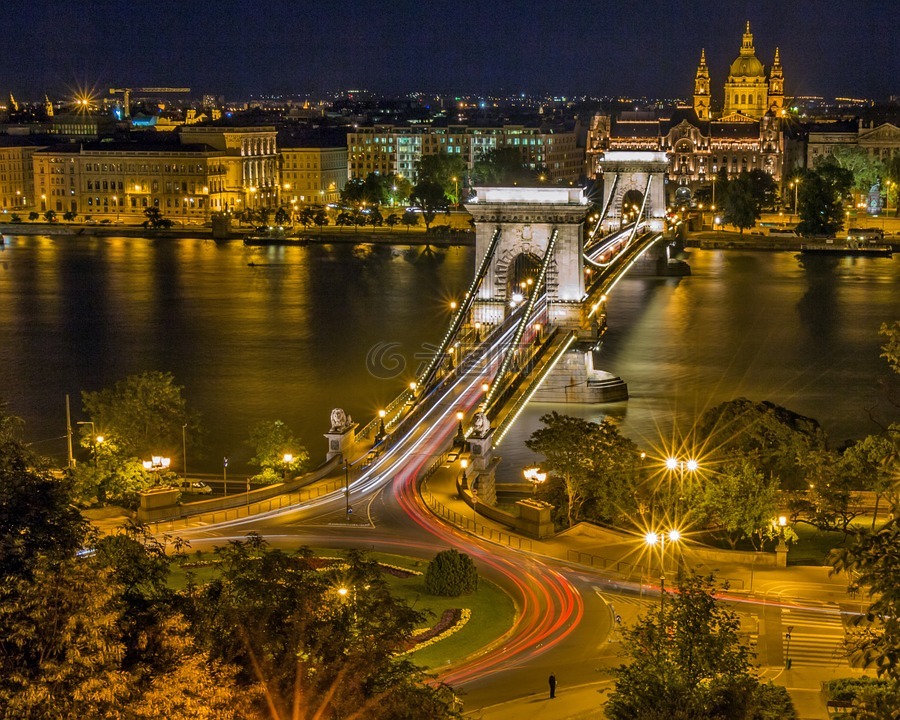 链桥,布达佩斯,匈牙利