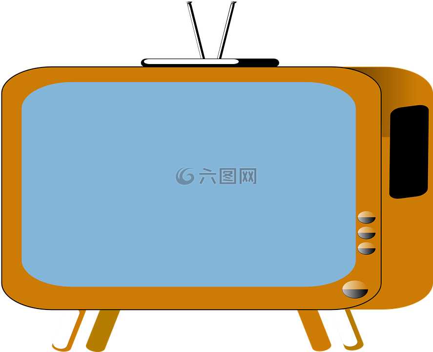 电视,符号,屏幕