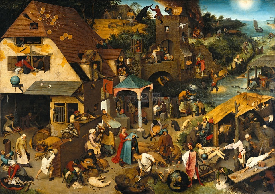 油画,pieter bruegel 的长者,1559