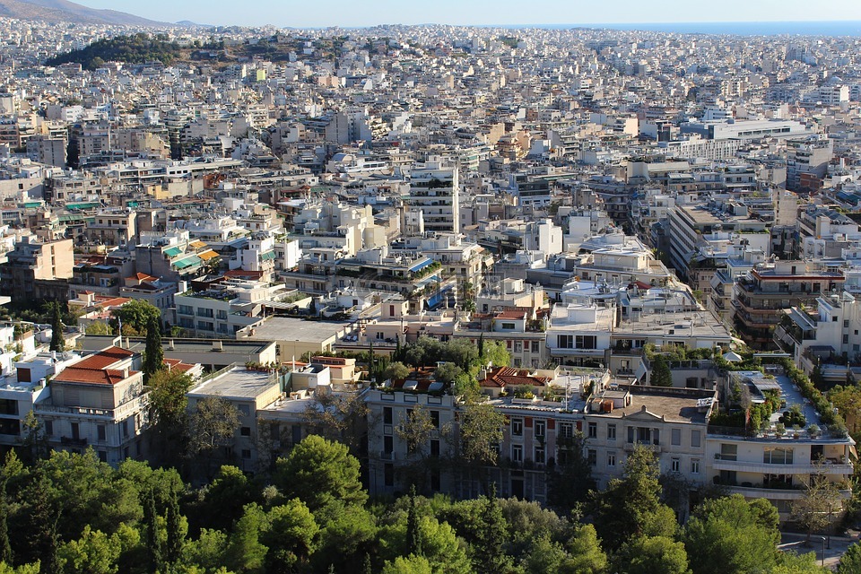 雅典,接近解决,南部欧洲大城市