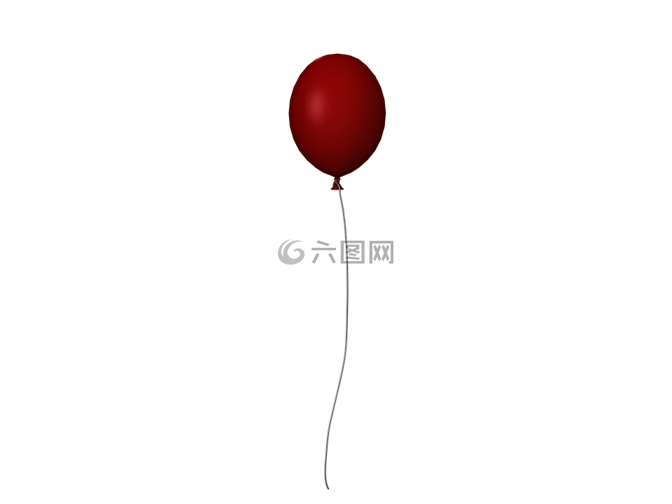 气球,红色,红气球