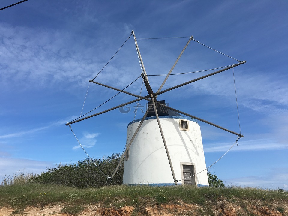 风车,葡萄牙,沿海路径