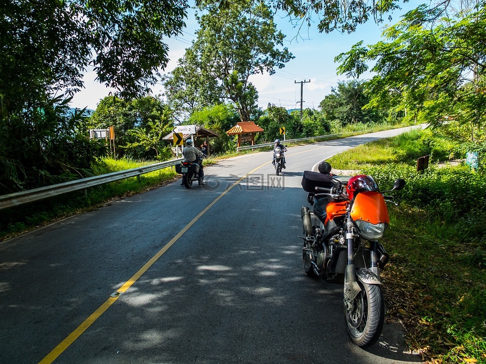 摩托车,摩托车之旅,泰国北部