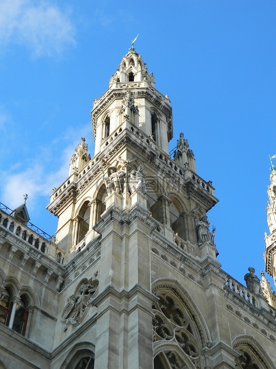 塔,市镇大厅,维也纳